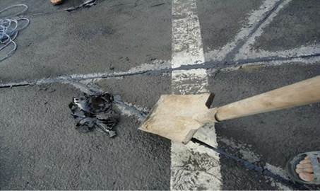 地感線圈埋設(shè)現(xiàn)場(chǎng)圖